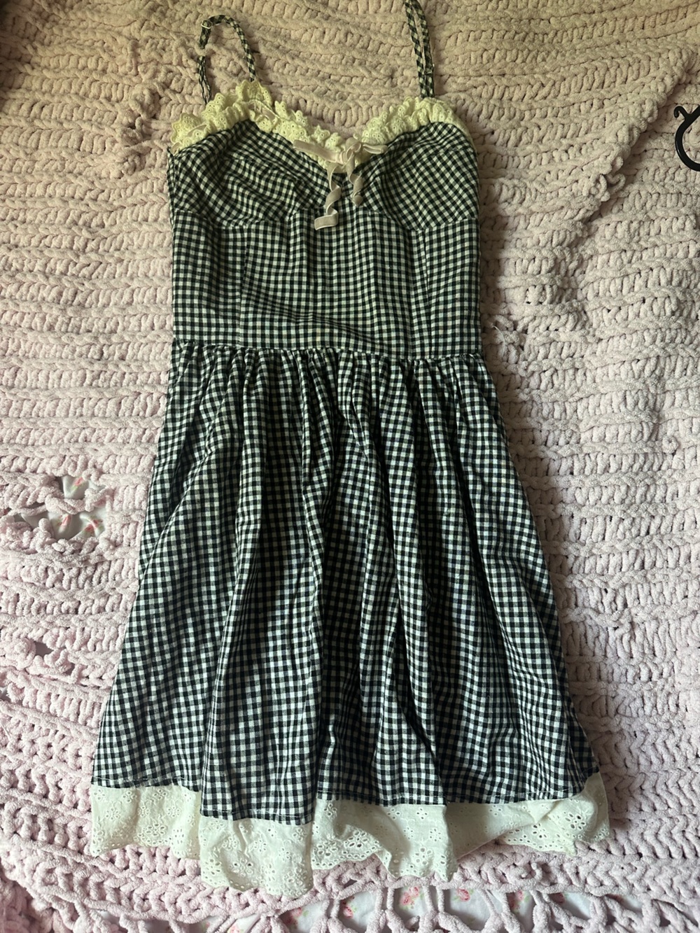 Black & White Gingham Dress